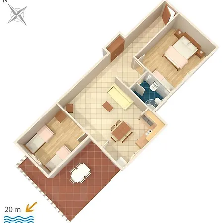 Apartment Razanj 2970b